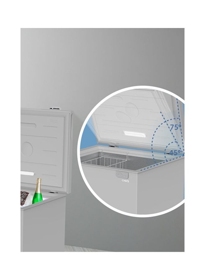 CHiQ - chest freezer, temperature range of  -12℃ ～ -24℃ , LED light, garage, basement 199 L 100 W CCF261DWK1 White - Image 1