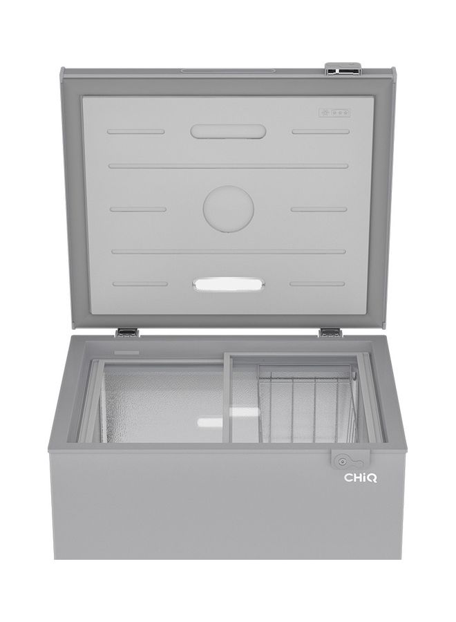CHiQ - chest freezer, temperature range of  -12℃ ～ -24℃ , LED light, garage, basement 142 L 100 W CCF184DWK1 Grey - Image 1