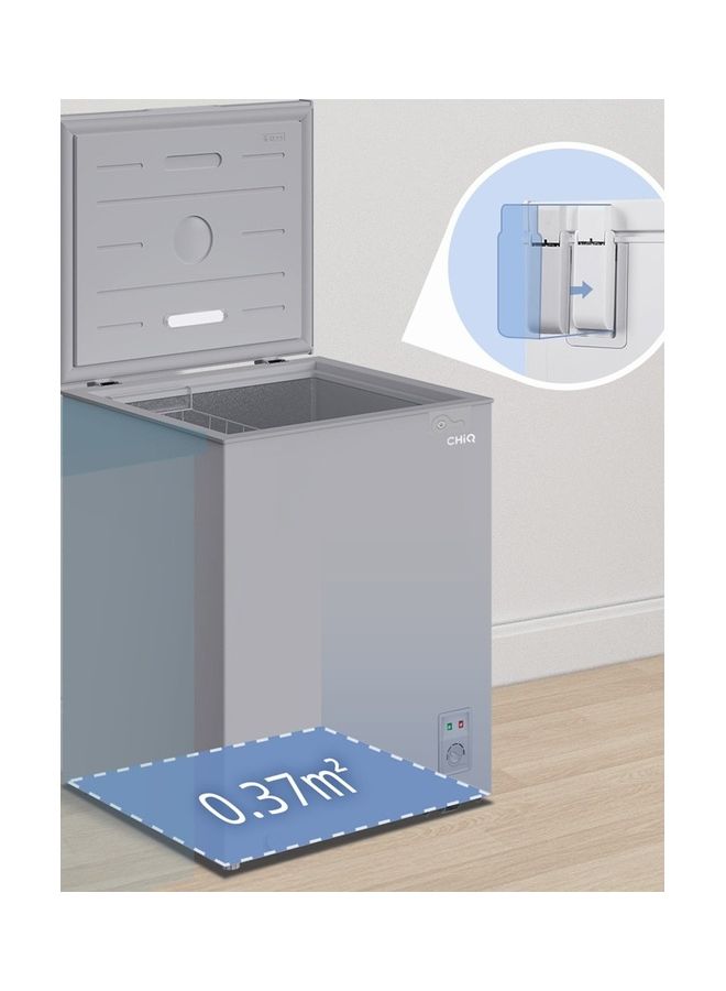 CHiQ - chest freezer, temperature range of  -12℃ ～ -24℃ , LED light, garage, basement 142 L 100 W CCF184DWK1 Grey - Image 1