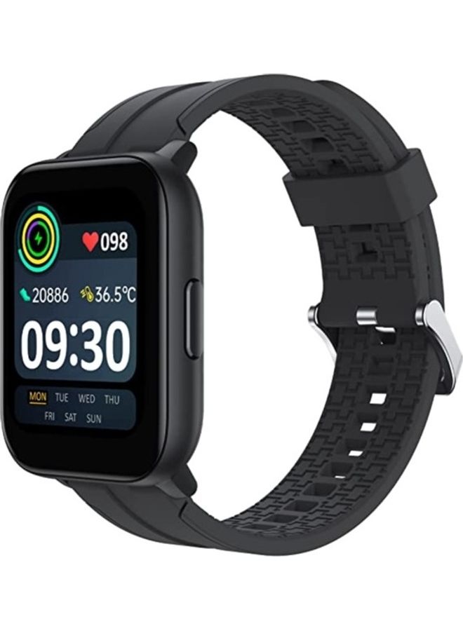 realme - Techlife Watch Sz100 1.69" Hd Display With Temperature Sensor Smartwatch (Gray Strap, Free Size) Grey - Image 1