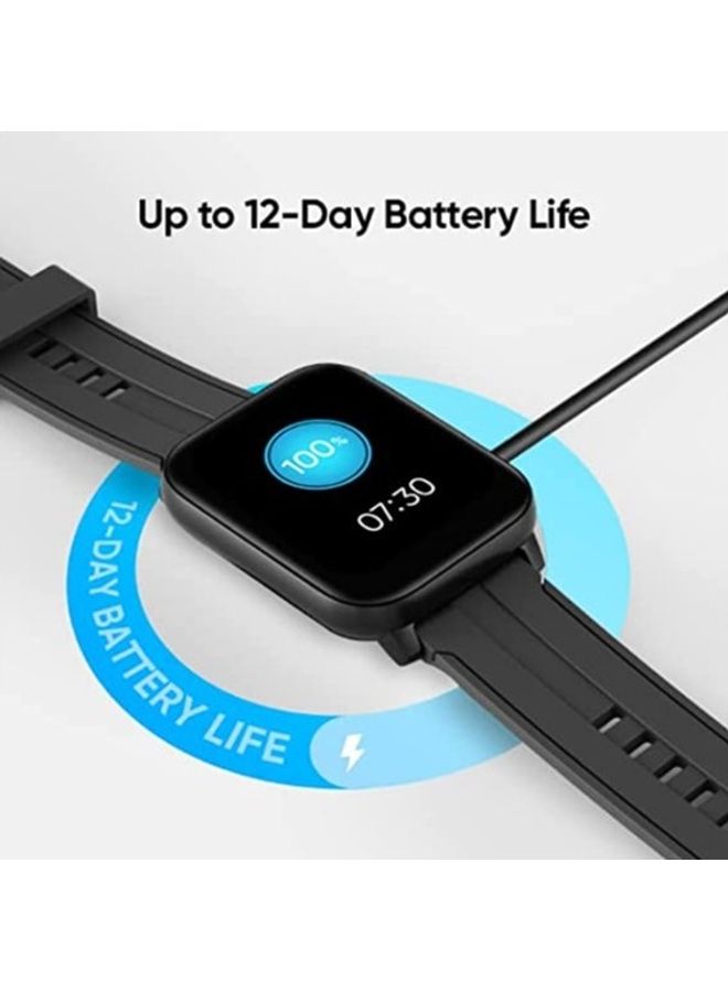 realme - Techlife Watch Sz100 1.69" Hd Display With Temperature Sensor Smartwatch (Gray Strap, Free Size) Grey - Image 1