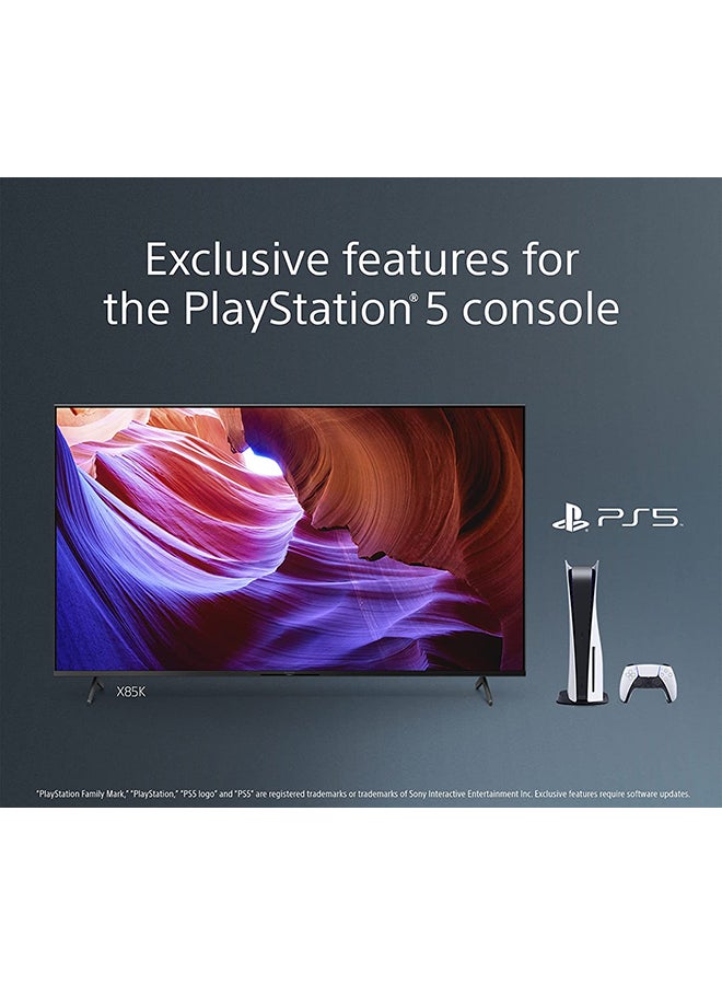 Sony - Bravia 65 Inch 4K Ultra HD LED Smart Google TV With Dolby Vision HDR And Native 120HZ Refresh Rate KD-65X85K Black - Image 1