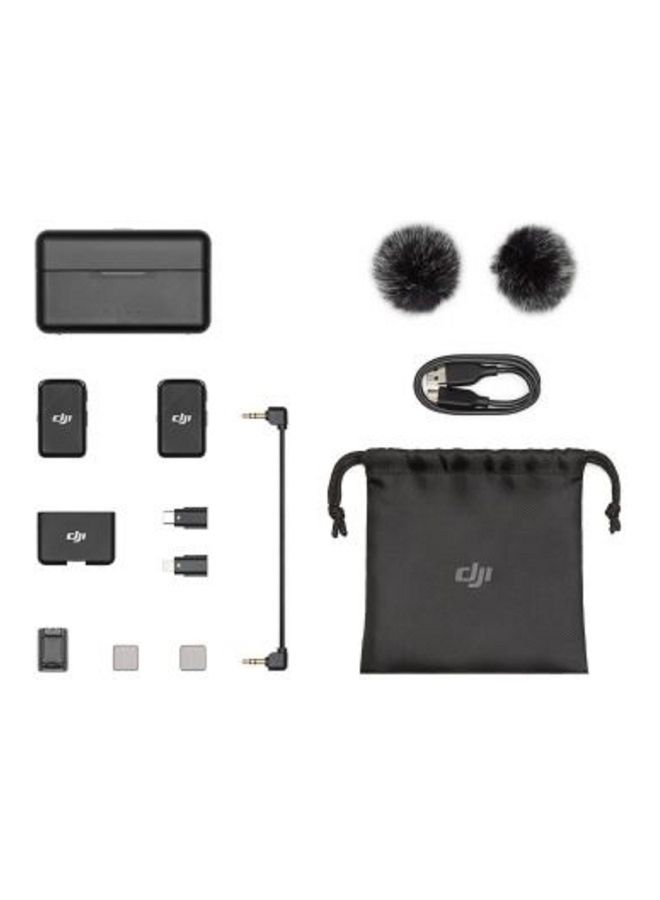 dji - Wireless Microphone Kit - 1 TX + 2 RX - Image 1