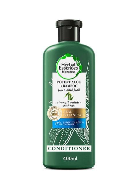 Hair Strengthening Sulfate Free Potent Aloe Vera With Bamboo Natural Conditioner For Dry Hair 400ml