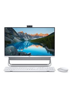 Inspiron 5400 AIO Desktop With 23.8-Inch Display, Core-i5-1135G7 Processor/8GB RAM/512GB SSD/Intel Iris XE Graphics/Windows 11 Home English/Arabic Silver
