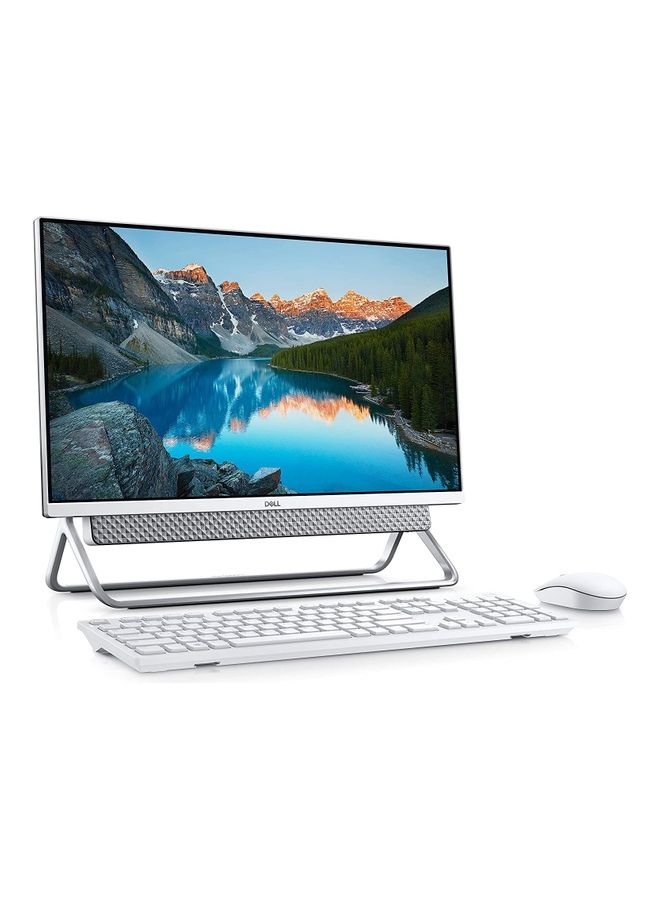 DELL - Inspiron 5400 AIO Desktop With 23.8-Inch Display, Core-i5-1135G7 Processor/8GB RAM/512GB SSD/Intel Iris XE Graphics/Windows 11 Home English/Arabic Silver - Image 1