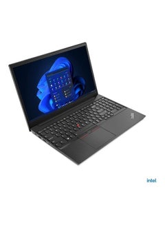 Lenovo ThinkPad E15 (Upgraded Version) Laptop With 15.6-Inch Display, Core i5 1235u Processor/16GB RAM/2TB SSD/Intel Iris XE Graphics/Windows 11 Pro With Wireless Bluetooth Headset And (Upgraded Version) Laptop Bag English Black  - Image 2