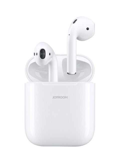 JR-T03S TWS Sense POP UP Touch Control Bluetooth Earphones with Wireless Charging Box - White