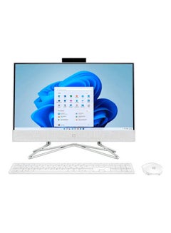 HP 24-CB1013NH AIO Desktop With 23.8-Inch Display, Core i7-1255U Processor/8GB RAM/512GB SSD/Intel Iris Xe Graphics/Windows 11 Pro English/Arabic White  - Image 1