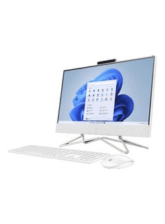 HP 24-CB1013NH AIO Desktop With 23.8-Inch Display, Core i7-1255U Processor/8GB RAM/512GB SSD/Intel Iris Xe Graphics/Windows 11 Pro English/Arabic White  - Image 2