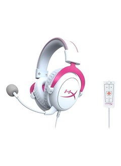 Cloud II Gaming Headset 7.1 Virtual Surround Sound Memory Foam Ear Pads Durable Aluminum Frame Detachable Microphone Works With PC PS5 PS4