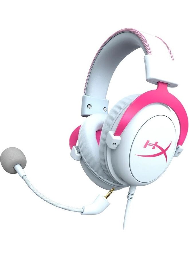HYPERX - Cloud II Gaming Headset 7.1 Virtual Surround Sound Memory Foam Ear Pads Durable Aluminum Frame Detachable Microphone Works With PC PS5 PS4 - Image 1