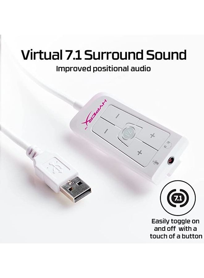 HYPERX - Cloud II Gaming Headset 7.1 Virtual Surround Sound Memory Foam Ear Pads Durable Aluminum Frame Detachable Microphone Works With PC PS5 PS4 - Image 1