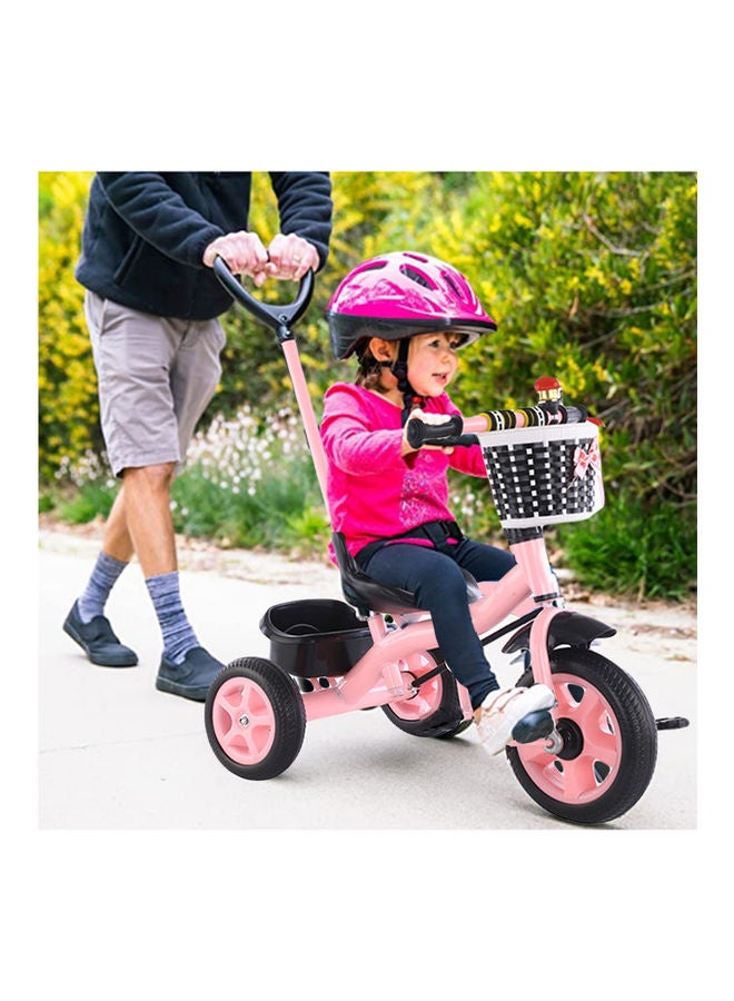 Kidle - 2 In 1 Toddler Bike With Parent Steering Push Handle Foldable Kids Tricycle With Removable Pedals Height Trolley Large Light Riding Trolley 53x74x85cm - Image 1