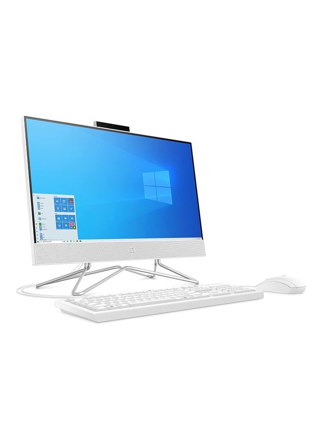 200 G4 (295C8EA) AIO Desktop With 21.5-Inch Display, Core i3-10110U Processor/8GB RAM/512GB SSD/Intel UHD Graphics/Windows 11 Home English/Arabic White