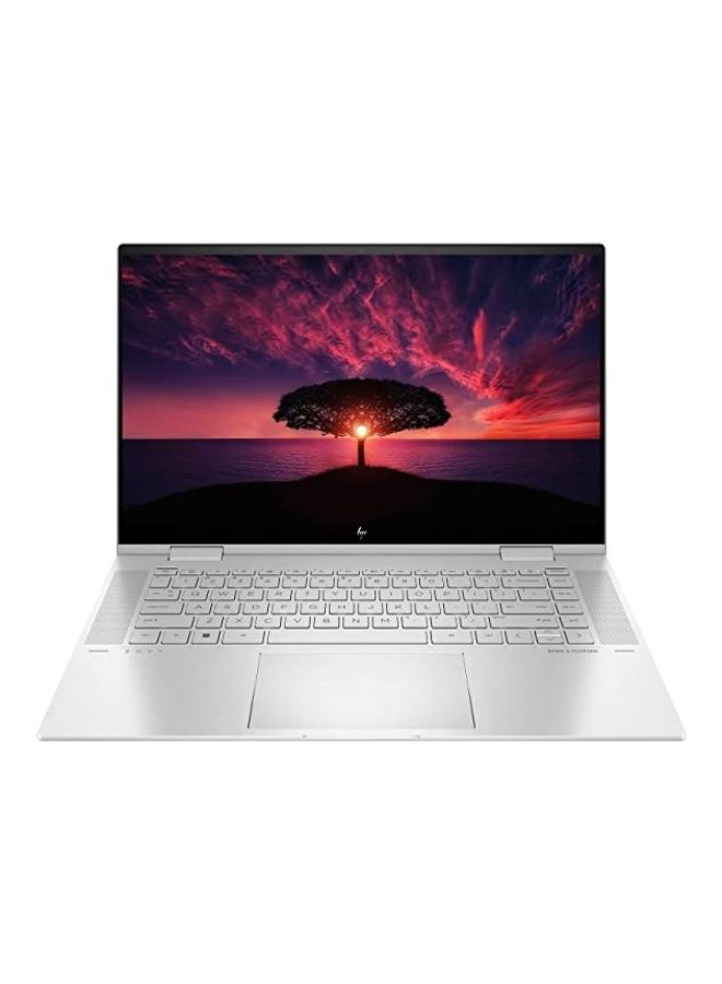 HP - Envy x360 Convertible 2-In-1 (Upgraded Version) Laptop With 15.6-Inch Display, Core i7-1255U Processor/32GB RAM/1TB SSD/Intel Iris XE Graphics/Windows 11 Pro English/Arabic Natural silver - Image 1
