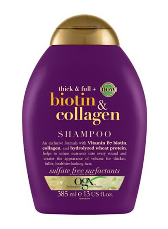 Ogx - Thick And Full Plus Biotin And Collagen Shampoo 385ml - Image 1