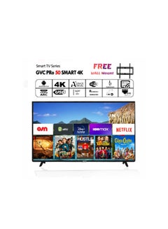 gvc pro 50-Inch Smart TV 4K LD-50TVUS Black  - Image 1