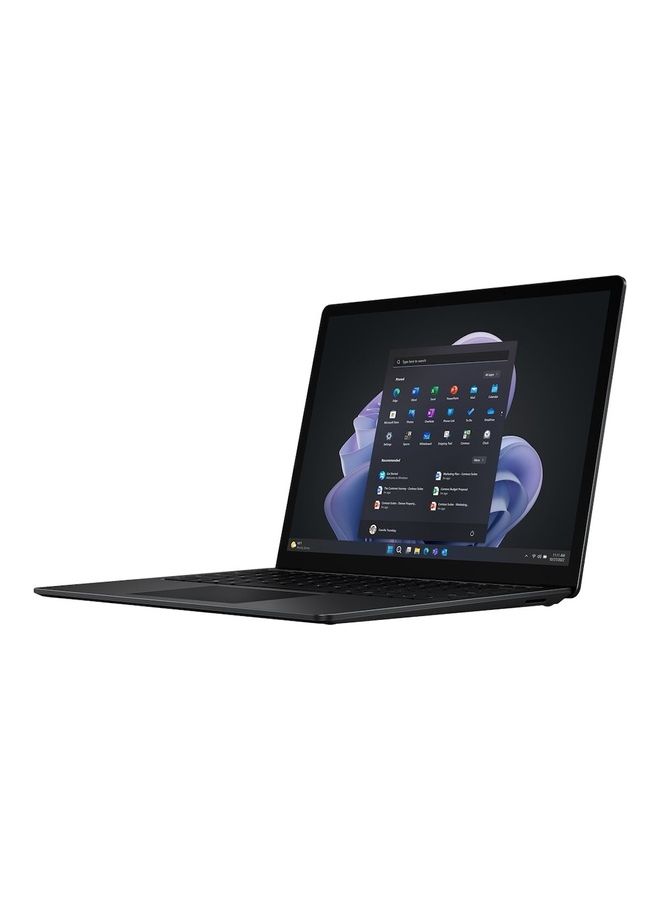 Microsoft - Surface Laptop 5 With 13.5-Inch PixelSense Display, 12th Gen Intel Core i5-1235U Processor / 8GB RAM / 512GB SSD / Intel Iris Xe Graphics / English/Arabic Matte Black - Image 1