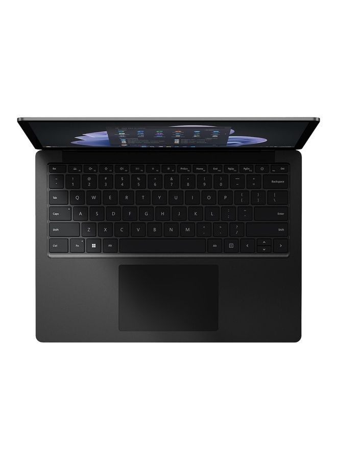 Microsoft - Surface Laptop 5 With 13.5-Inch PixelSense Display, 12th Gen Intel Core i5-1235U Processor / 8GB RAM / 512GB SSD / Intel Iris Xe Graphics / English/Arabic Matte Black - Image 1