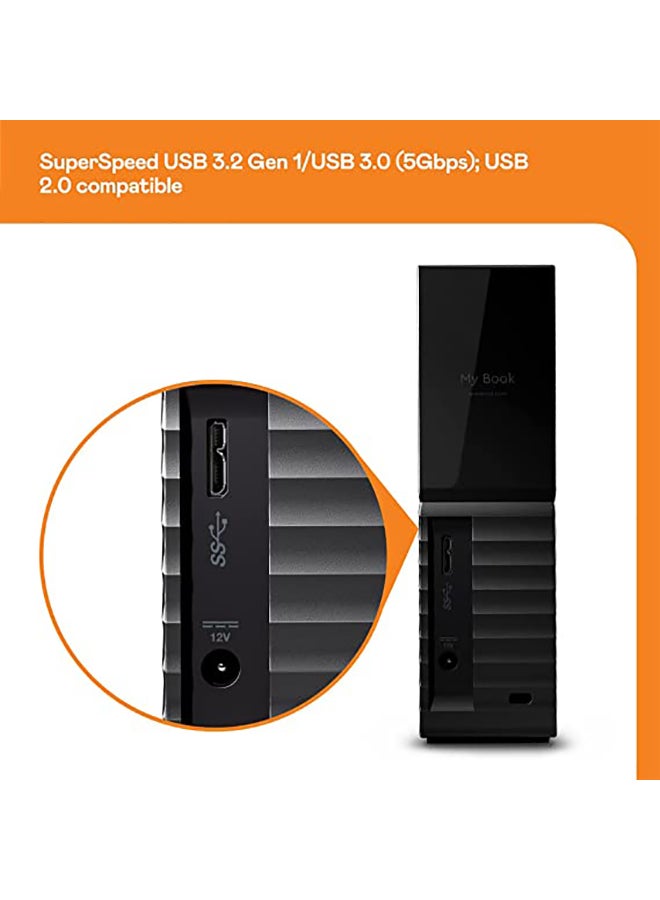 WD - My Book USB 3.2 Gen 1 Desktop Hard Drive With Password Protection And Auto Backup Software, WDBBGB0160HBK EESN 16 TB - Image 1