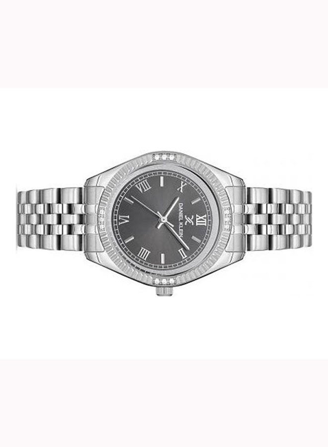 دانيل كلاين ساعة يد بعقارب بسوار من الإستانلس ستيل طراز DK.1.12802-2 للنساء - Image 3