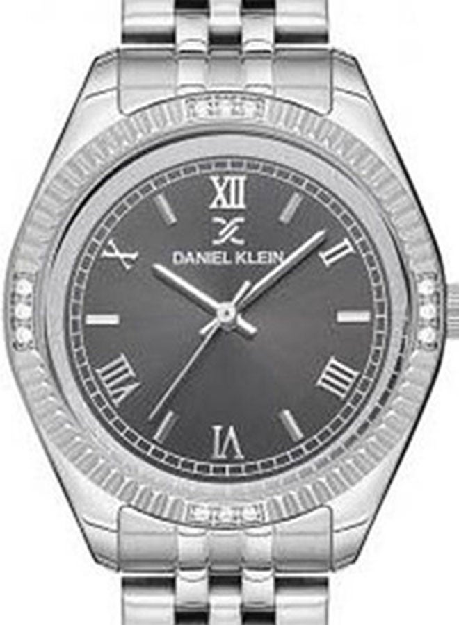 دانيل كلاين ساعة يد بعقارب بسوار من الإستانلس ستيل طراز DK.1.12802-2 للنساء - Image 5