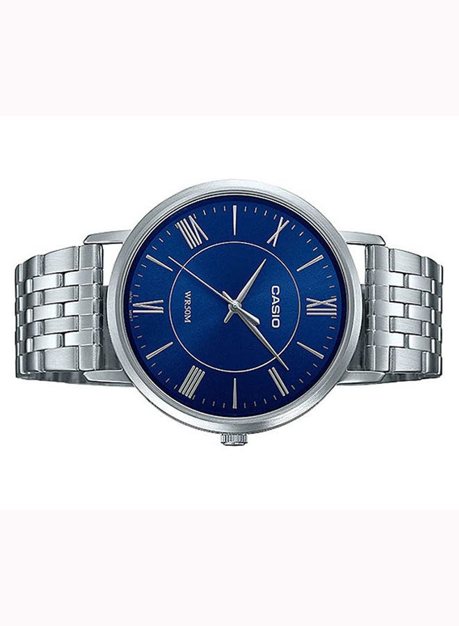 CASIO Men's Stainless Steel Analog Watch Mtp-B110D-2Avdf - Image 3