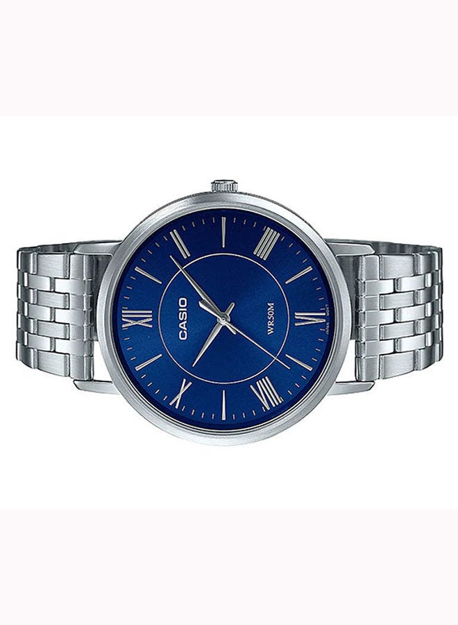 CASIO Men's Stainless Steel Analog Watch Mtp-B110D-2Avdf - Image 4