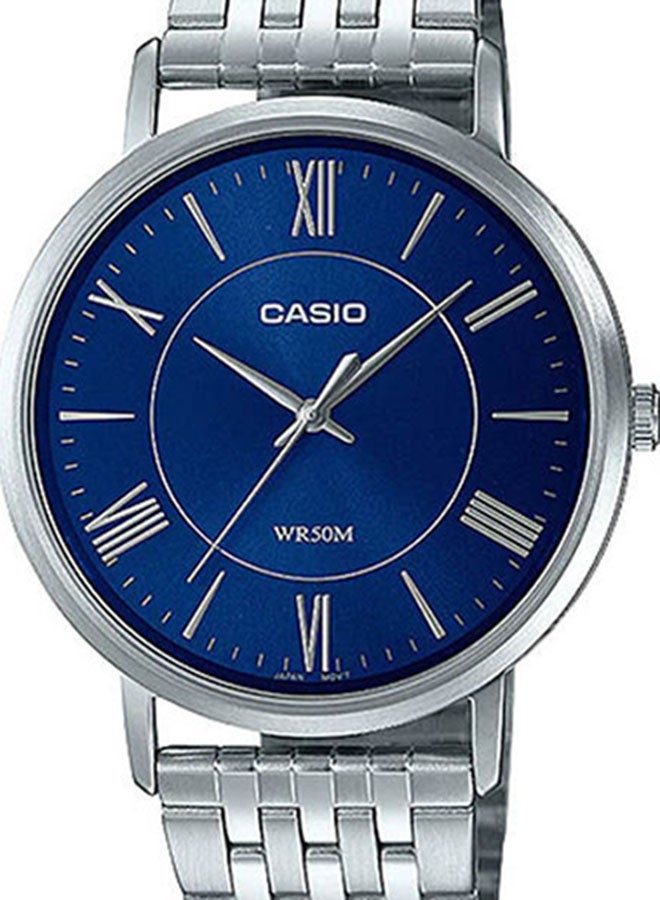 CASIO Men's Stainless Steel Analog Watch Mtp-B110D-2Avdf - Image 5