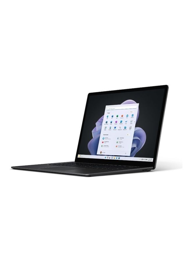 Microsoft - Surface Laptop 5 With 13.5-Inch PixelSense Display, 12th Gen Intel Core i7-1255U Processor / 16GB RAM / 512GB SSD / Intel Iris Xe Graphics / English/Arabic Matte Black - Image 1