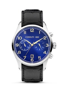 CERRUTI 1881 Men's Analog Round Shape Leather Wrist Watch CIWGF0007201 - 51 Mm  - Image 1