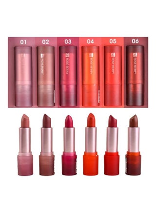 Pack Of 6 Matte Shade Lipstick Multicolour - v1673503596/N53376807A_1
