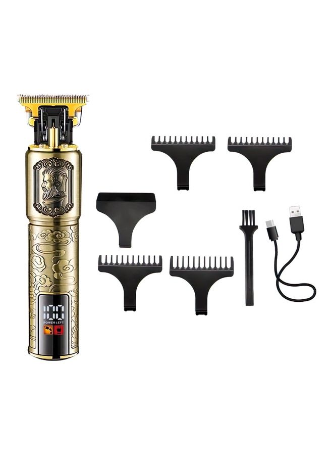 كيمي Professional Electric Hair Clipper LCD Display Rest Of The Time Gold  - Image 2