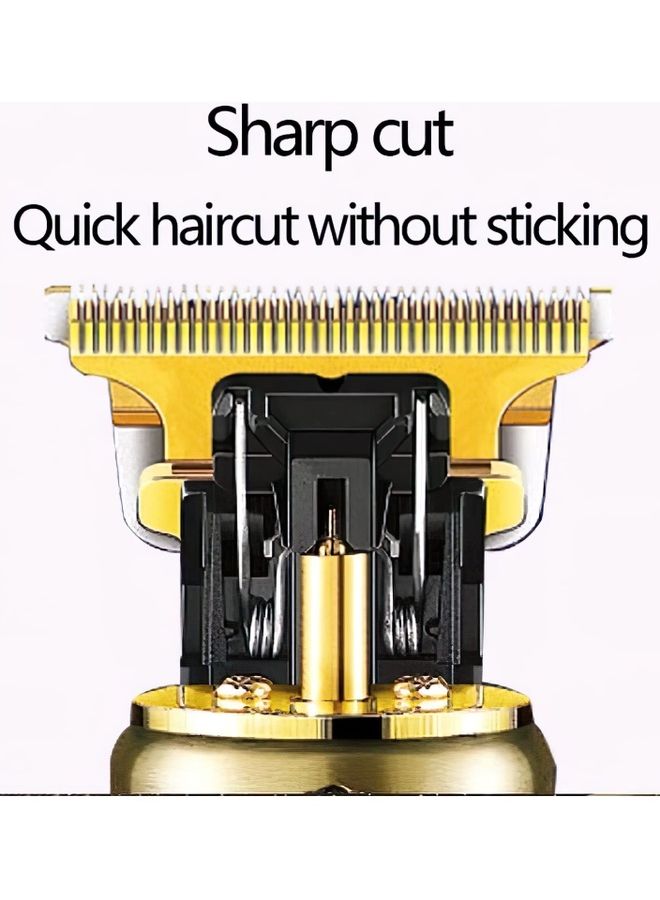 كيمي Professional Electric Hair Clipper LCD Display Rest Of The Time Gold  - Image 5