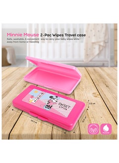 Disney Pack of 2 Plastic Tissue Case Diaper Duty Organizer  - Image 3