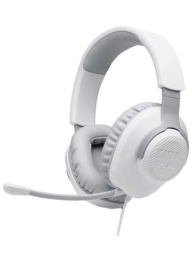 JBL - Wired Gaming Headset With Microphone White - Image 1