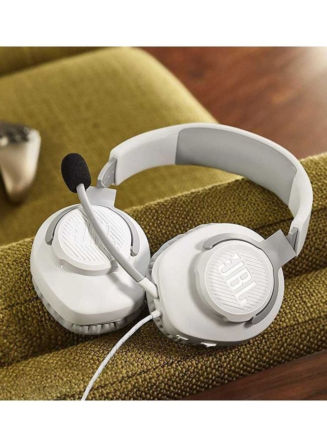 JBL - Wired Gaming Headset With Microphone White - Image 1