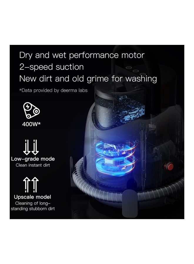 Deerma - Fabric Vacuum Cleaner Wet And Dry For Sofa Carpet Curtain 1.6 L 850 W BY100 White - Image 1