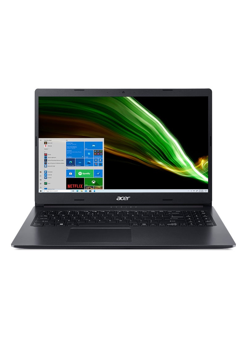 Acer - Aspire 3 A315 Notebook With Intel Core i3-1000G1 Dual Core Upto 3.40GHz/4GB DDR4 RAM/128GB SSD Storage/Intel UHD Graphics English/Arabic Charcoal Black - Image 1