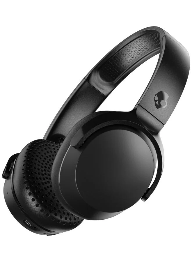Skullcandy Riff Wireless 2 On-Ear Headphones With Mic/ 34-Hour Battery Life / Multipoint Pairing / Built-in Tile Finding Technology - Black
