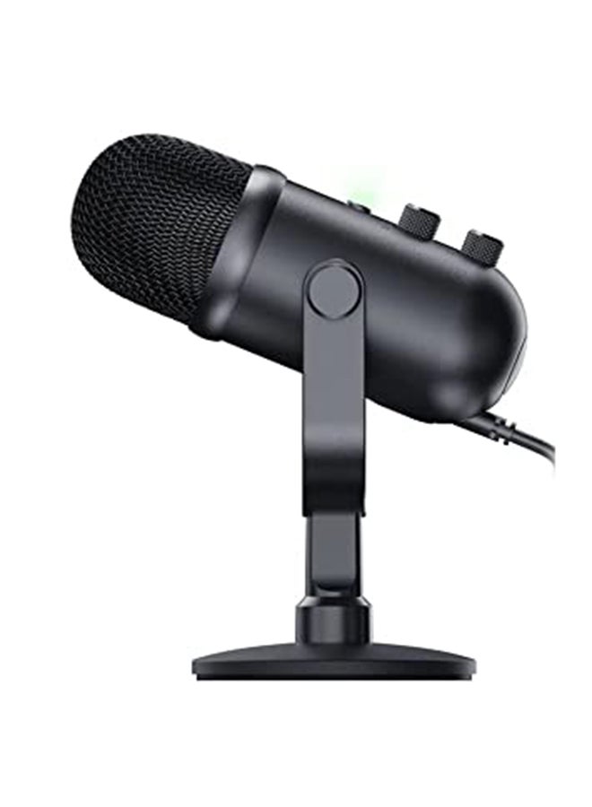 RAZER Seiren V2 Pro Professional-Grade USB Microphone: Dynamic Microphone - High Pass Filter - Digital Analogue Limiter - Mic Monitoring/Gain & Mute Buttons - Built-in Shock Absorber & Mic Windsock - Image 2