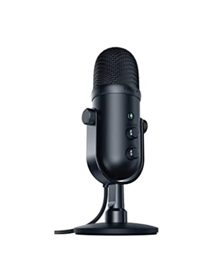 RAZER Seiren V2 Pro Professional-Grade USB Microphone: Dynamic Microphone - High Pass Filter - Digital Analogue Limiter - Mic Monitoring/Gain & Mute Buttons - Built-in Shock Absorber & Mic Windsock - Image 3