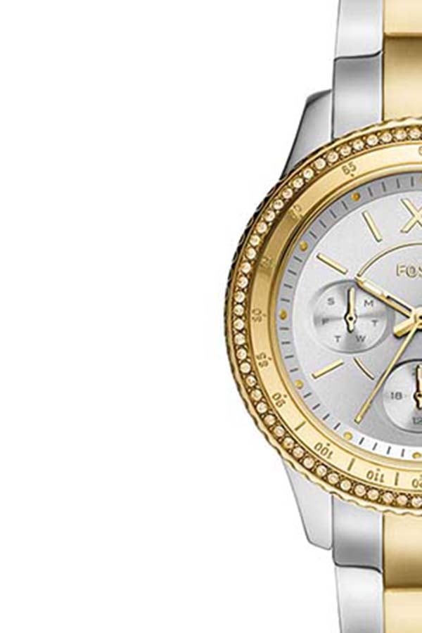 FOSSIL - Women's Chronograph Round Quartz Wrist Watch ES5107 - Image 1