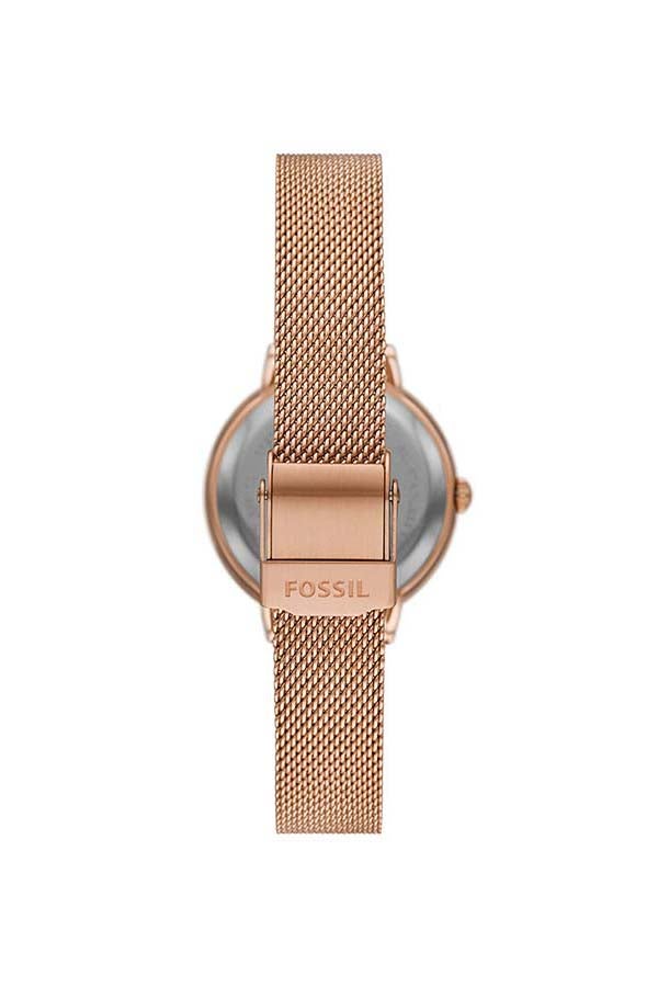 FOSSIL - Women's Analog Round Quartz Wrist Watch ES5111 - 30 mm - Rose Gold - Image 1