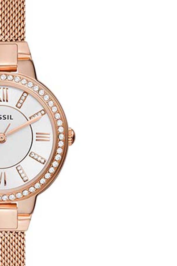 FOSSIL - Women's Analog Round Quartz Wrist Watch ES5111 - 30 mm - Rose Gold - Image 1