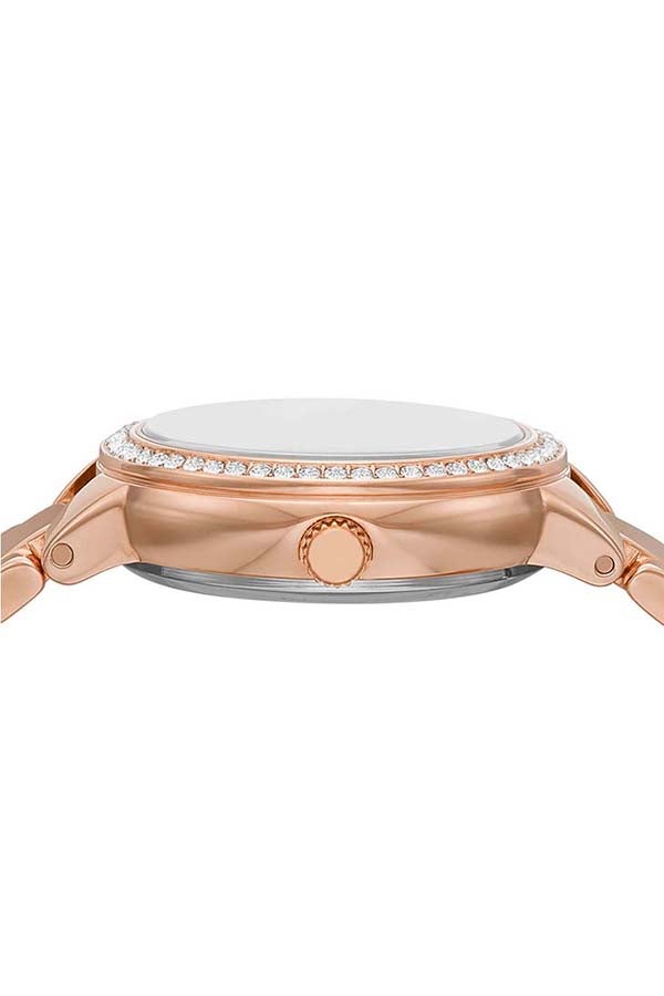 FOSSIL - Women's Analog Round Quartz Wrist Watch ES5111 - 30 mm - Rose Gold - Image 1