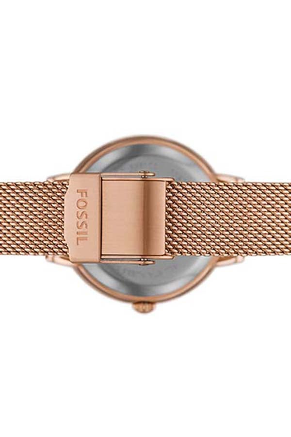 FOSSIL - Women's Analog Round Quartz Wrist Watch ES5111 - 30 mm - Rose Gold - Image 1