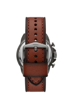 FOSSIL Men's Chronograph Leather Strap Wrist Watch FS5855  - Image 2