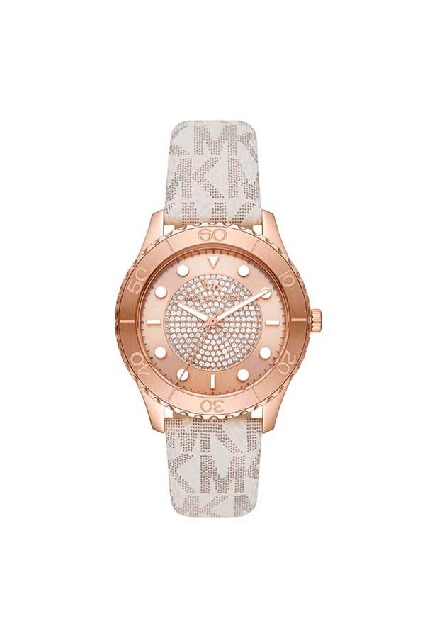 Michael Kors Women's Analog Polyurethane Wrist Watch MK6980 - Image 1